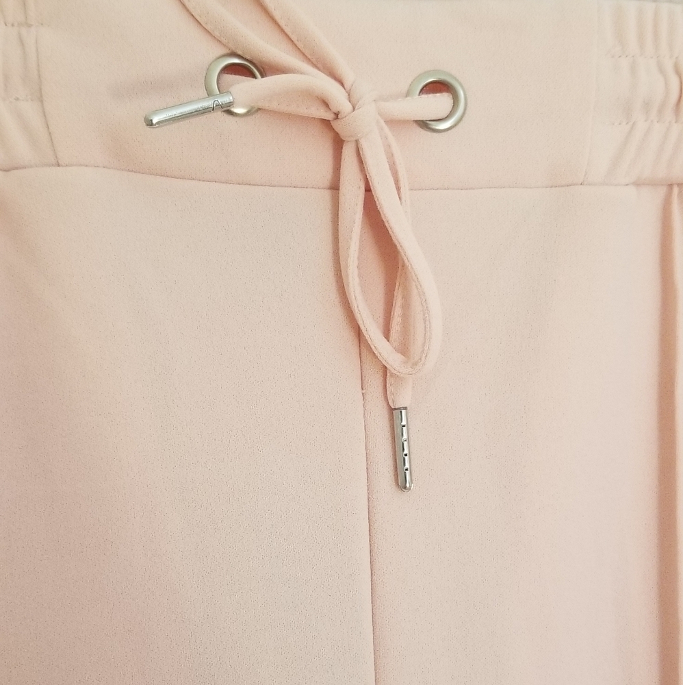 Light pink trousers with wide legs - Picture 6 of 7